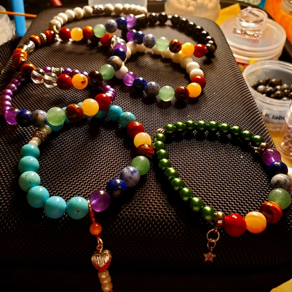 Chakra Collection bracelets - Picture 1 of 12